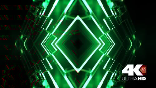 Green Mirror Glass Background