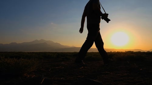 Sunset Walking