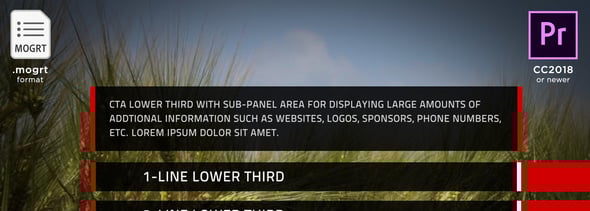 Clean Titles & Lower Thirds | MOGRT for Premiere Pro