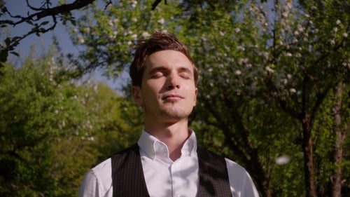 Portrait of a Man in a Spring Forest