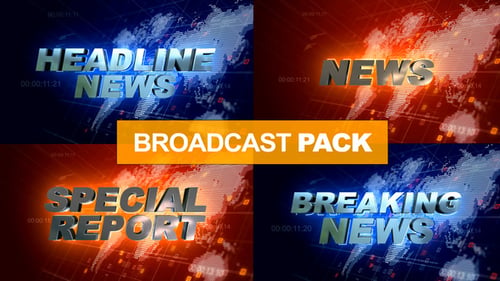 The 4 in 1 News Broadcast Pack