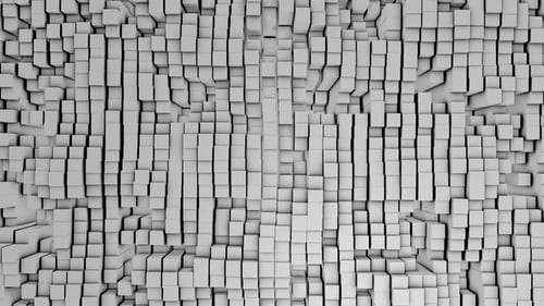 Digital Background of the Many White Squares