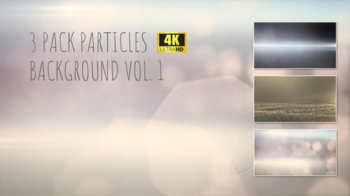 Seamlessly Looped Abstract Light Particle Backgrounds 4K Pack