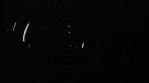 Abstract Black and White Rippling Pattern