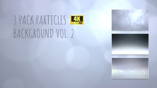 Abstract Light Particle Backgrounds 3 Pack 4K