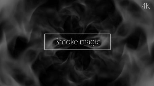 Abstract Fluid Smoke Logo Reveal Transition