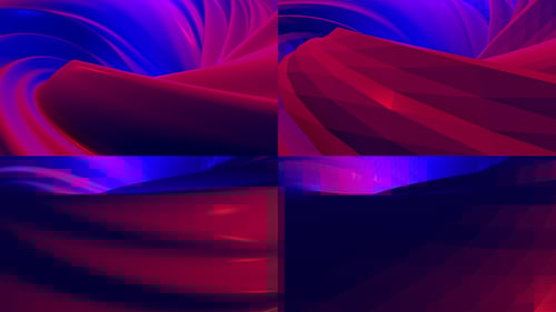 Abstract Fluid Geometric Waves Dynamic Background