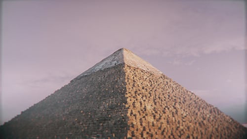 4K Great Pyramid of Giza Orbit Seamless Loop