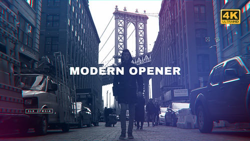 Dynamic Glitch Intro: Modern Title Opener