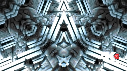 Abstract Geometric Tunnel Loop Motion Background