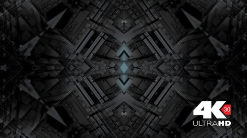 Futuristic Abstract Geometric Pattern Loop Background