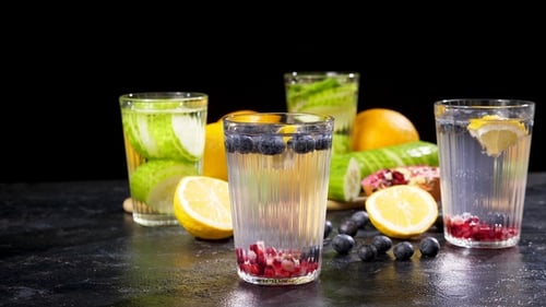 Refreshing Fruit-Infused Water with Citrus and Berries