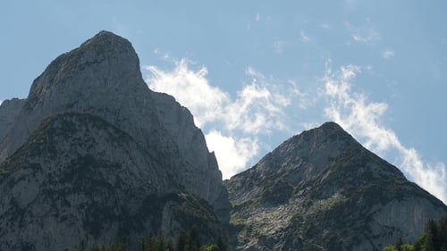 Rocky Mountains Moving Clouds