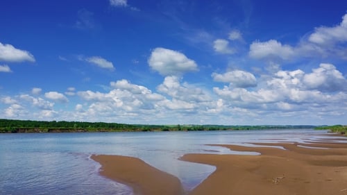 Clouds Over River