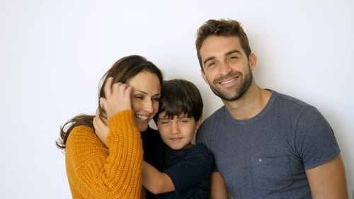 Famille joyeuse
