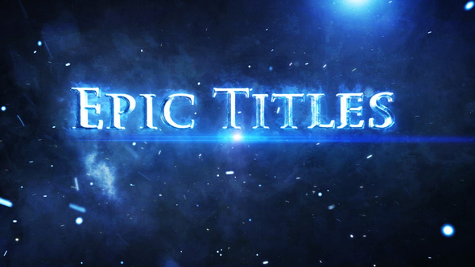 Dramatic Cinematic Title Intro with Glowing Text, Titles ft. epic ...