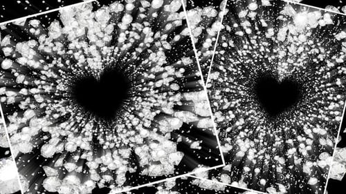 Sparkling Diamonds Heart Tunnel Reveal