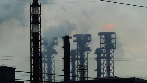 Emissions From the Chimneys of the Plant