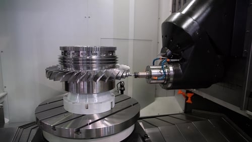 Metalworking CNC Milling Machine.
