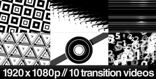 10 HD Transitions Bundle - A