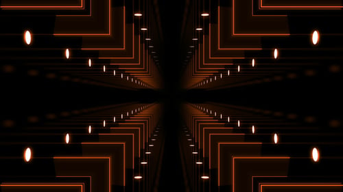 Dynamic Neon Light Tunnel Background Loop