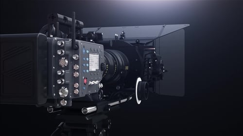 3D Animation of a Professional Digital Cinema Camera
