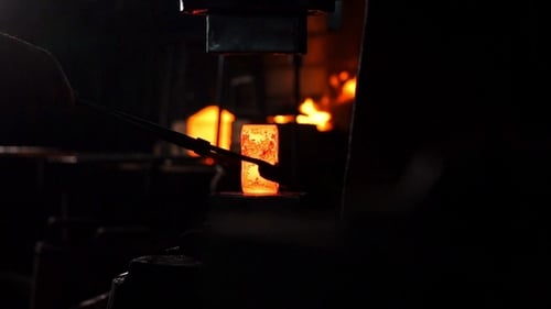 Hot Metal Shaping in a Mechanical Forge