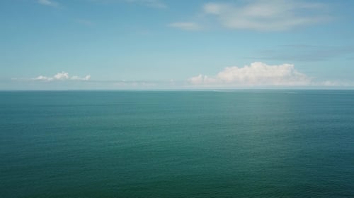 Aerial Panorama Landscape of Tropical Sea
