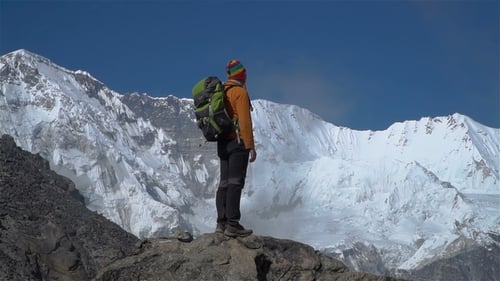 The Tourist Climbs in the Himalayas