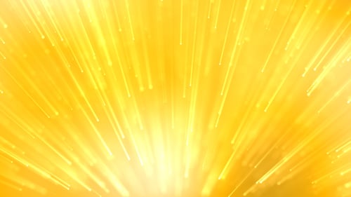 Golden Light Particle Burst Motion Background