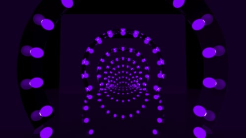 Purple Lamps Corridor