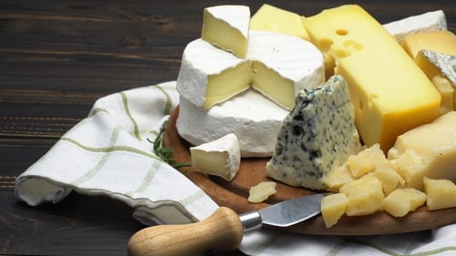 Video of Various Types of Cheese - Parmesan, Brie, Cheddar and Roquefort