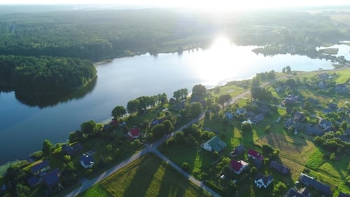 Aerial View of Wheat Field