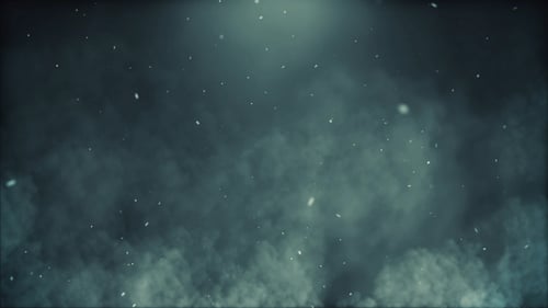 Atmospheric Dust Particles and Smoke Logo Reveal