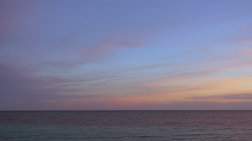 Serene Sea View at Sunrise or Sunset