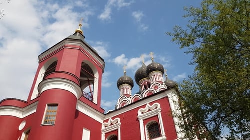 Temple de Tikhvin Icône de la Mère de Dieu à Moscou, Russie
