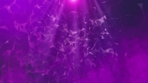 Abstract Plexus Technology Logo Reveal Animation