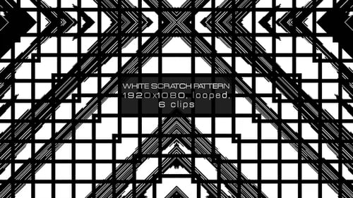 White Scratch Pattern VJ Pack