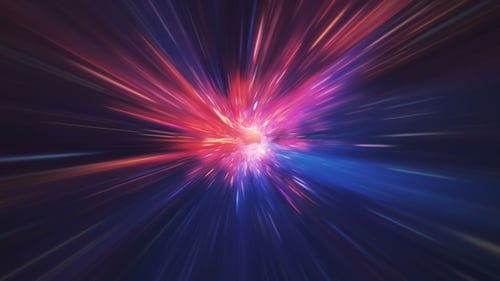 Hyperspace Warp Travel Light Speed Tunnel Background