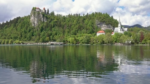 Bled Lake (Blejsko Jezero) Landscape in Slovenia