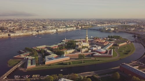 Peter and Paul Fortress in Saint-Petersburg