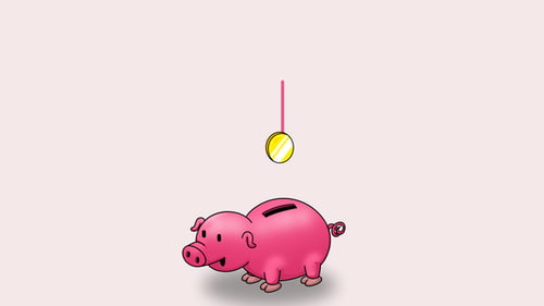 Geld sparen für Unternehmen im Sparschwein