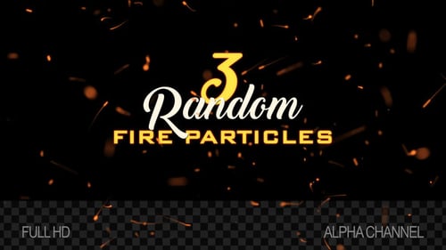 Animated Flying Sparks Overlay