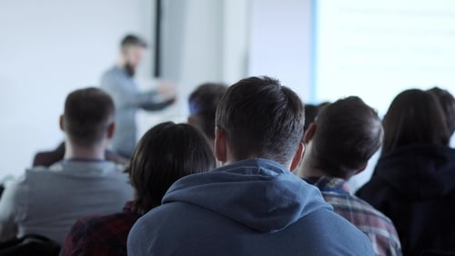 Business People Seminar Conference Meeting Office Training Concept