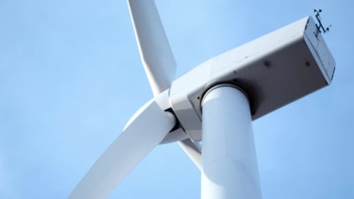 Wind Turbine Mills Park Making Electic Energy From Wind