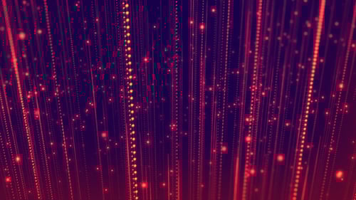 Abstract Digital Particle Stream Loop Background
