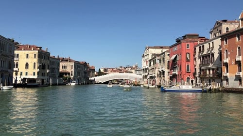 Riding Through Grand Canal, Venice