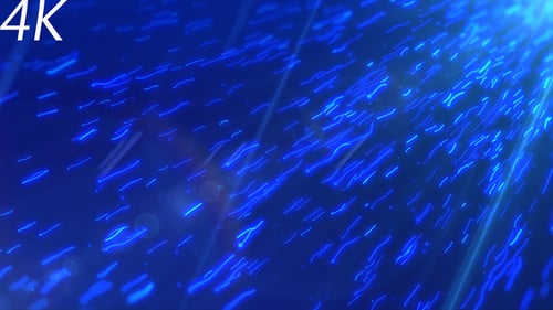High-Tech Blue Neon Lines Logo Opener