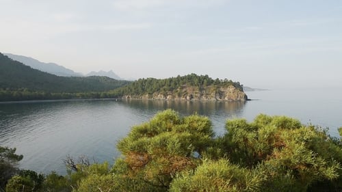 Picturesque Mediterranean Seascape in Turkey