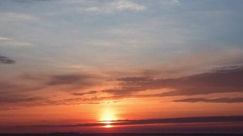 Sunset, Beautiful Clouds